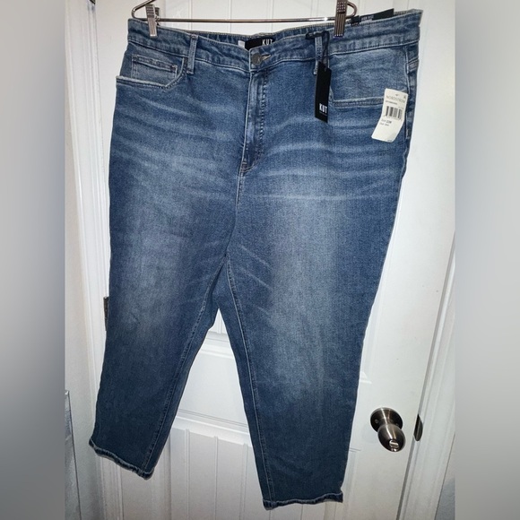 KUT from The Kloth Rachael High Rise Fab Ab Mom Jean Size 22 Women’s NWT - Picture 1 of 11